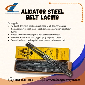 Conveyor Belt / ALIGATOR STEEL BELT LACING – TIGER BRAND