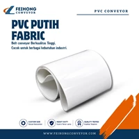 PVC Belt Conveyor / PVC Putih Fabric Conveyor Belt