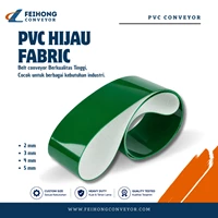 PVC Belt Conveyor / PVC Hijau Fabric / Belt Conveyor PVC Hijau 